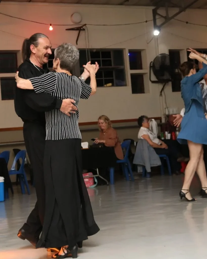 Social dance instructor training in Centurion — qualify in 10 weeks, no franchise Multiple couples on the social dance floor during instructor training at House of Dance LABDS, Centurion